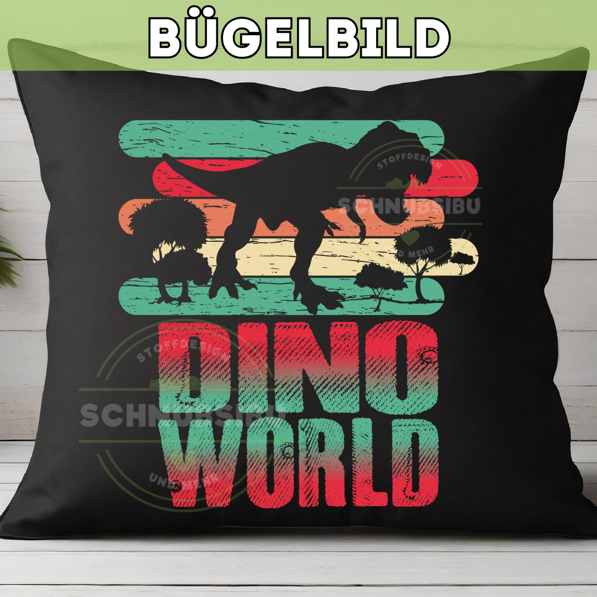 Bügelbild Dinoworld